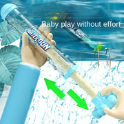 Pusher Type Fun Fireworks Water Jet Spray Toy For Kids 8 And Up ABS Plastic Water Sprayer Outdoor Play