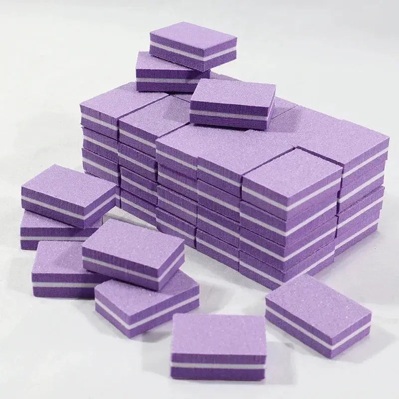 10 To 100 Pcs Mini Buffing Sanding Files Block For Manicure Pedicure Nail Art Buffer Polish Tools