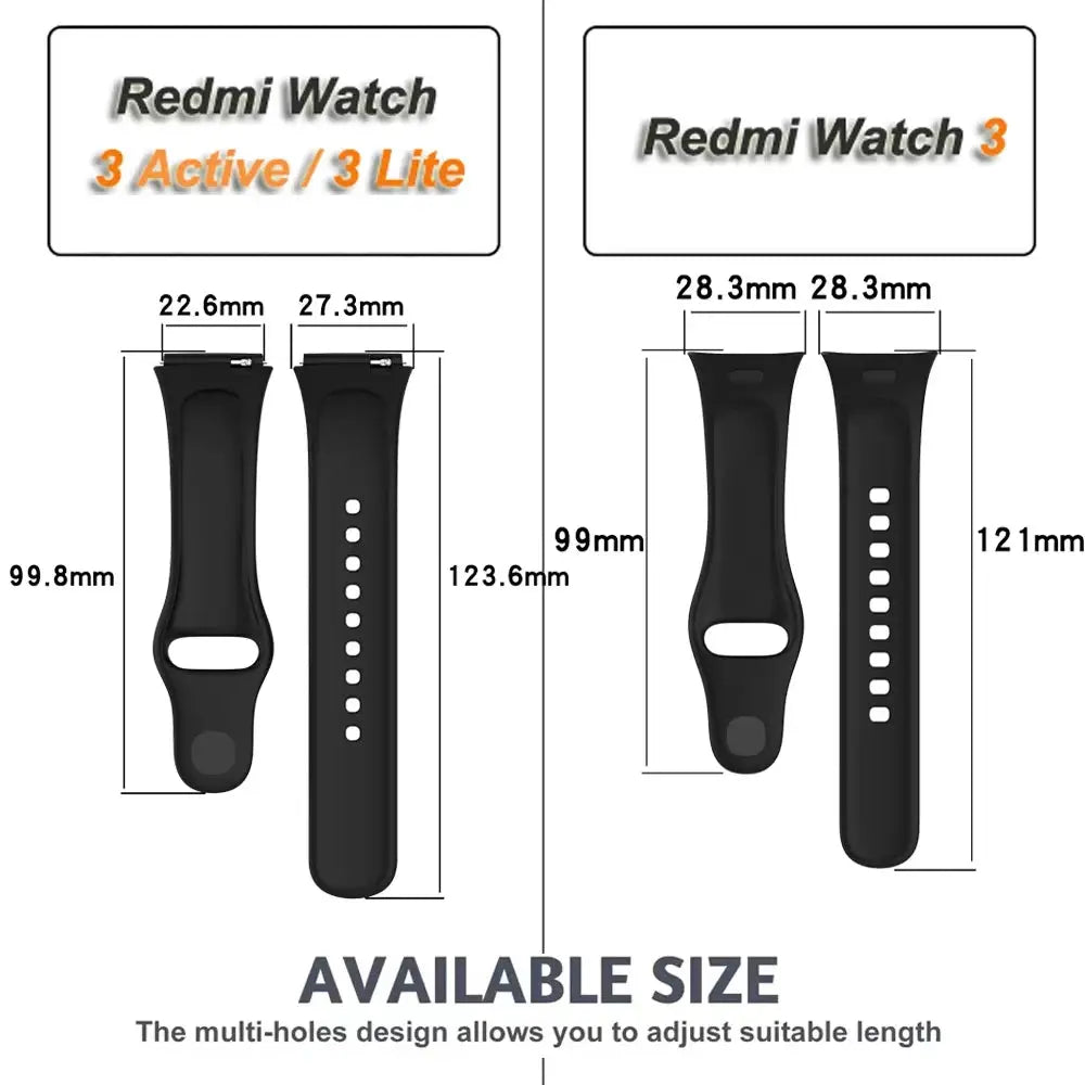 Silicone Strap+Case for Xiaomi Redmi Watch 3 Active band smartwatch Accessories Sport Bracelet For Redmi watch3 Active/Lite 2030