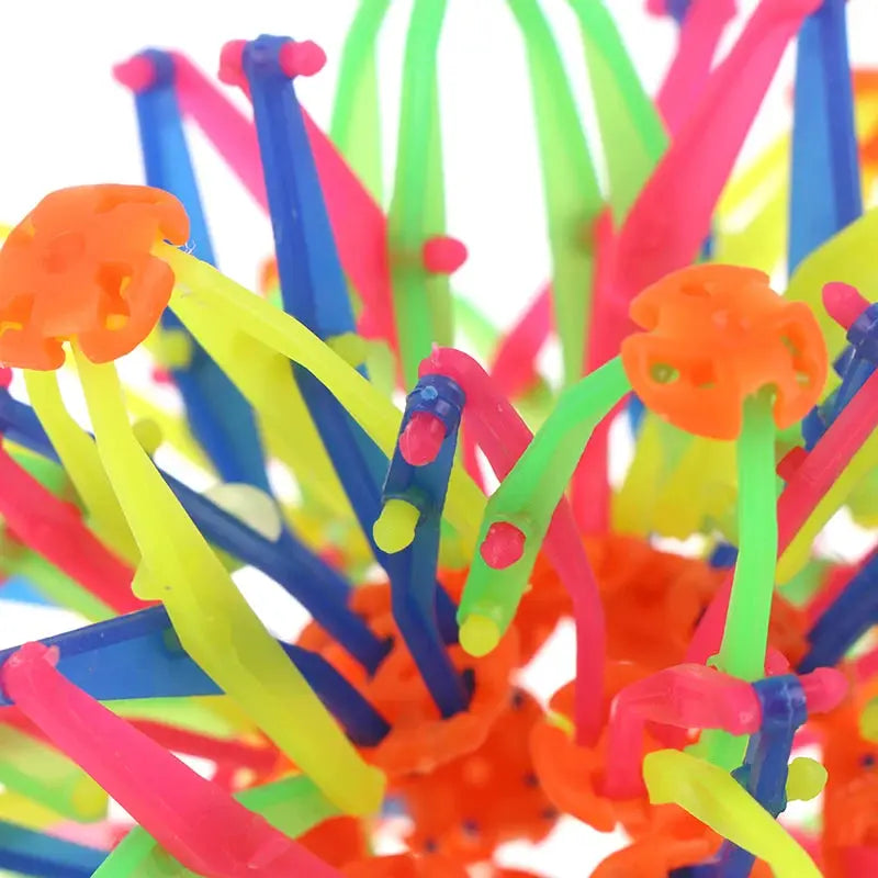 Magic Telescopic Ball Flower Ball Throwing Toy For Kids Outdoor Play And Parent Child Interaction Fun