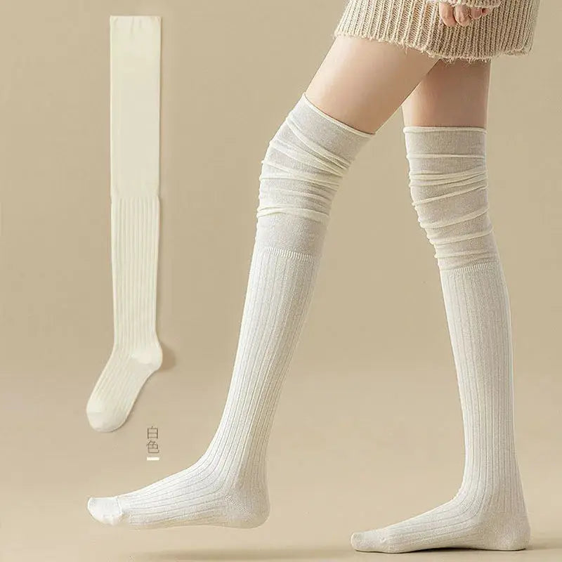 ComfyStep Women Knee High Socks Breathable High Elasticity All Season Casual Wear For Long Boots