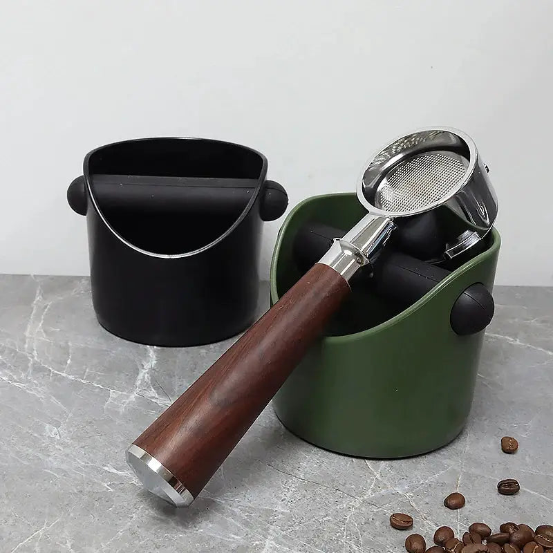 Coffee Knock Box Espresso Grounds Dump Bin With Anti Slip Base For Barista Accessories And Tools