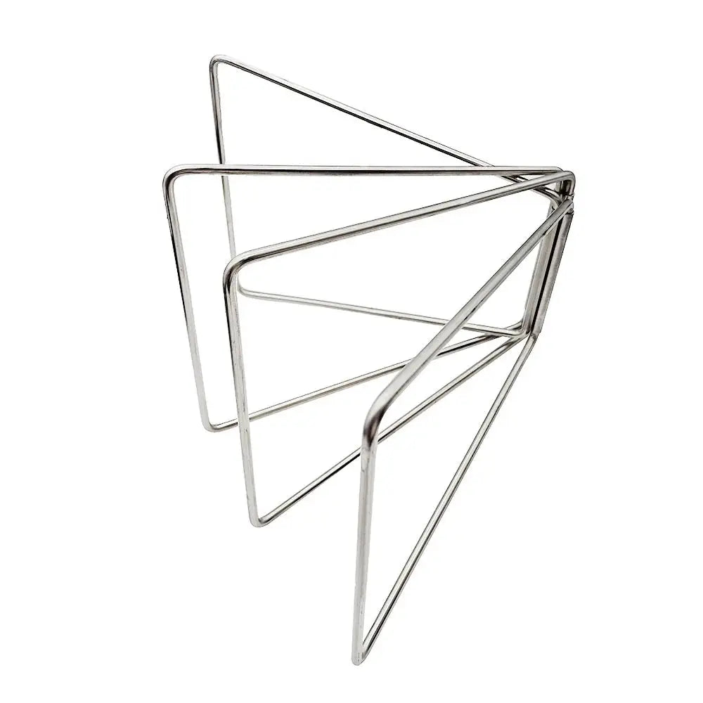 Simples Market folding stainless steel wire cooler stand for outdoor picnics and camping