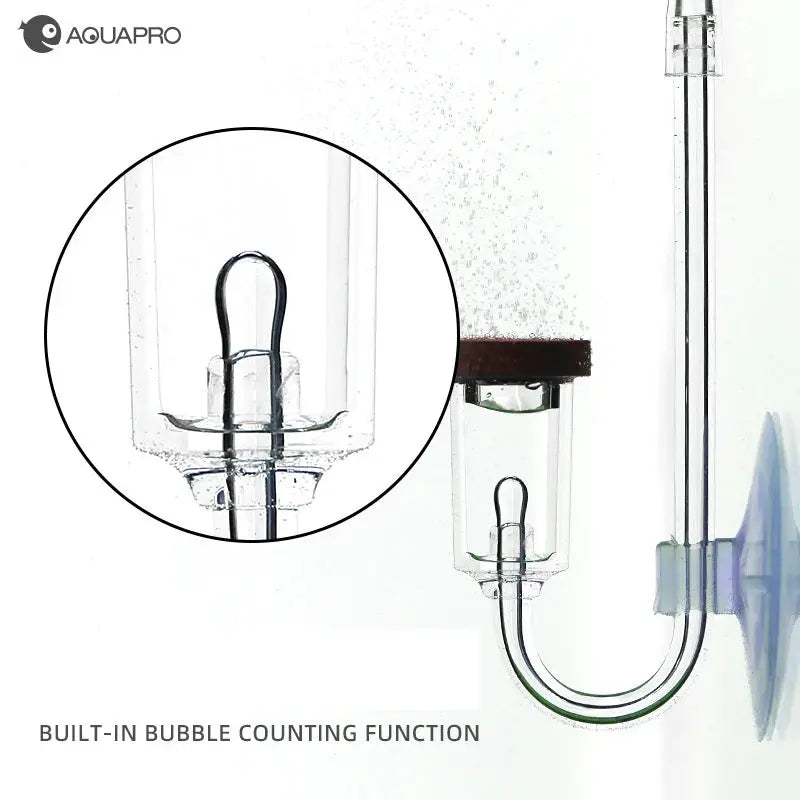 CO2 Diffuser For Aquarium And Terrarium Mini Bubble Counter Accessories For Plant Growth And Fish Health