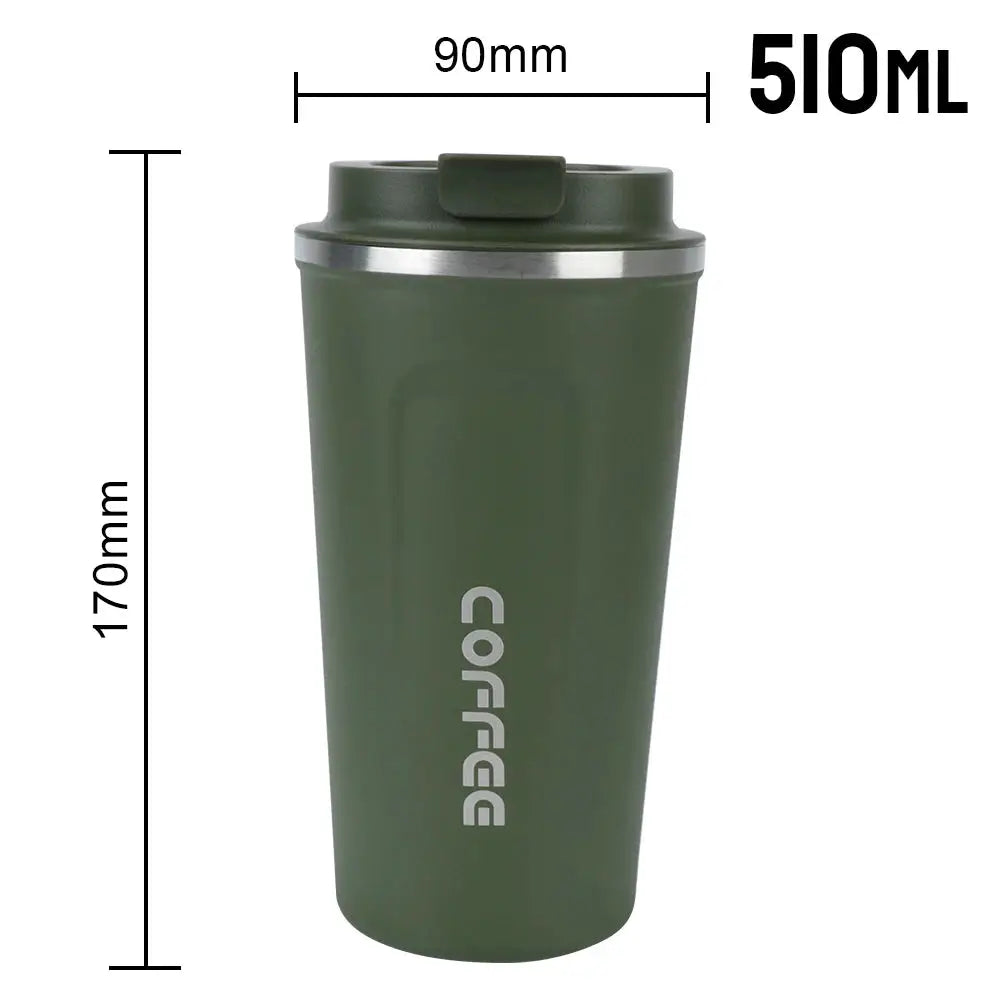 Thermo Cafe Car Thermos Travel Mug 380 And 510 Milliliters Leakproof Double Wall Stainless Steel