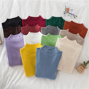 EverSoft Women Turtleneck Knitted Sweater Soft Cashmere Blend For Cozy Warmth In Autumn And Winter