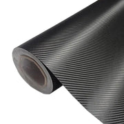 Carbon fiber vinyl wrap roll in black, 50cm x 200cm, Simples Market automotive decal sheet