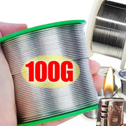 Rosin Core Solder Wire 0.8mm 1.0mm No Clean Flux 2.0 Percent Flux For Electronics DIY 20g 50g 100g