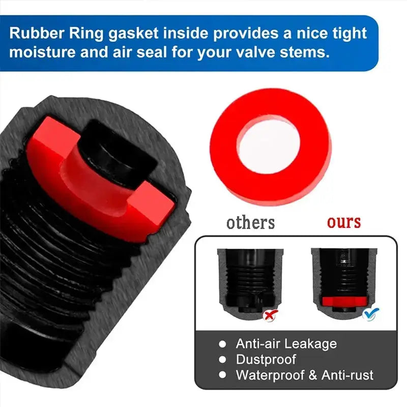10 Pack Car Tire Valve Caps Dustproof Rim Stem Covers Universal Fit For Car Motorcycle Bicycle