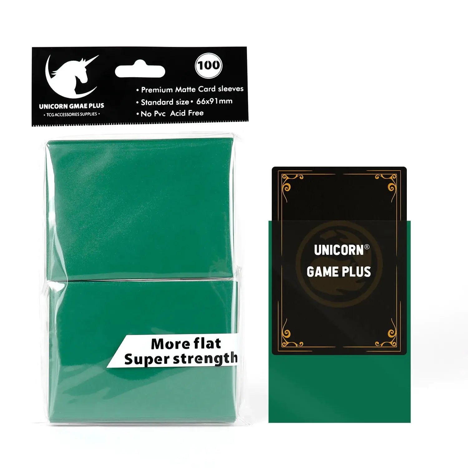 100 Pcs Matte 66x91mm Standard Size Card Sleeves For TCG Trading Cards Board Games Tarot Shield