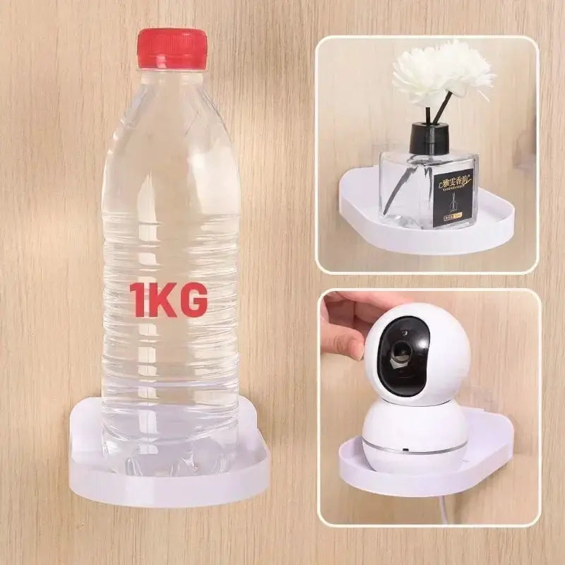 Punch Free Security Surveillance Camera Stand Traceless Wall Mounted Bracket Self Adhesive Drill Free Fixer 1pcs