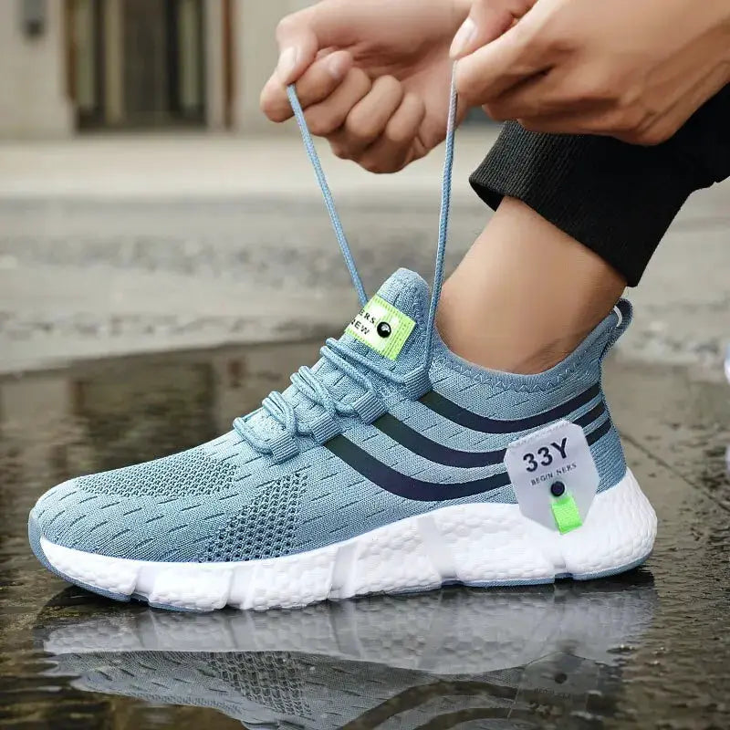 Men's Casual Sport Shoes Breathable Lightweight Mesh Sneakers For Running Jogging Walking Outdoor Athletic