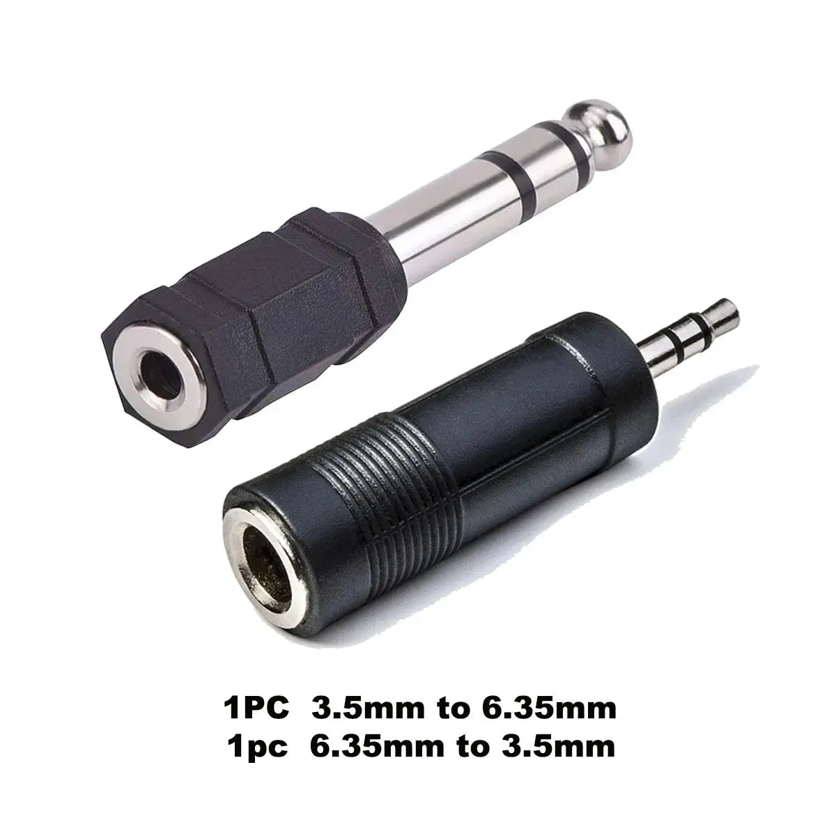 Miwayer 3.5mm Female to 6.35mm Male Stereo Audio Adapter for Headphones Microphones Plug Converter