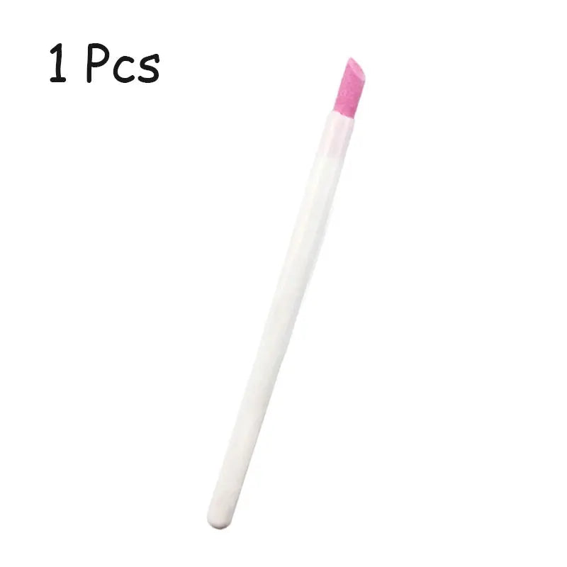 Quartz Grinding Pen Nail Art Set Cuticle Scissors Dead Skin Remover UV Gel Polish Removal Manicure Files Tools