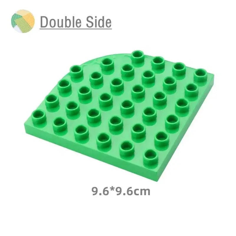 9 Sizes Big Building Plastic Blocks Base Plates Compatible With Large Bricks And Assembly Figures For Kids Toys