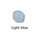Crystal candy-style drop earrings color swatch in light blue by Simples Market