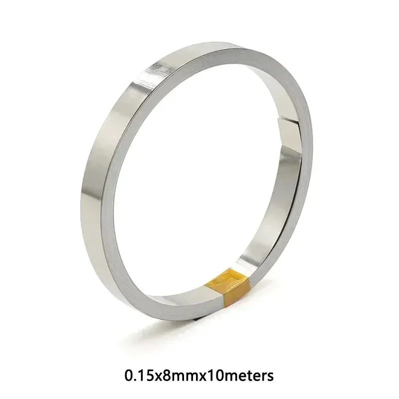 10m Roll Nickel Plated Steel Strip Connector For 18650 Li Ion Battery Spot Weld Belt 0.1mm 0.12mm 0.15mm 0.2mm