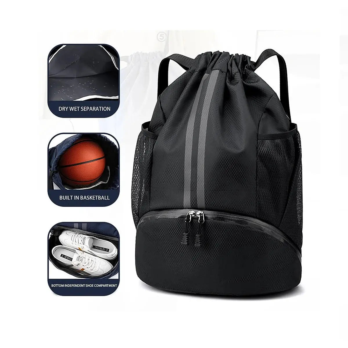 Multi - Functional Dry/Wet Separation Sports Backpack - Simples Market