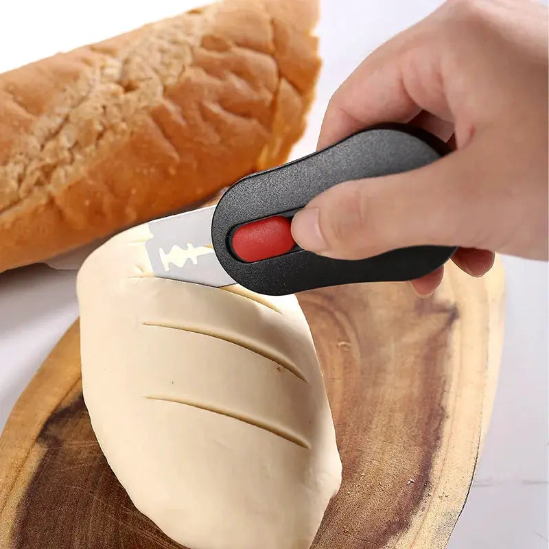 Stainless Steel Kitchen Bread Cutter and Engraving Knife for Precision Slicing and Decorative Bread Art