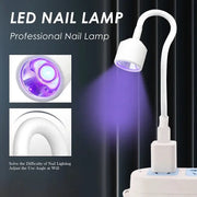 Mini Nail Dryer UV LED Nail Lamp Foldable USB C Nail Gel Polish Quick Dry Nail Art Dryer Manicure Tool