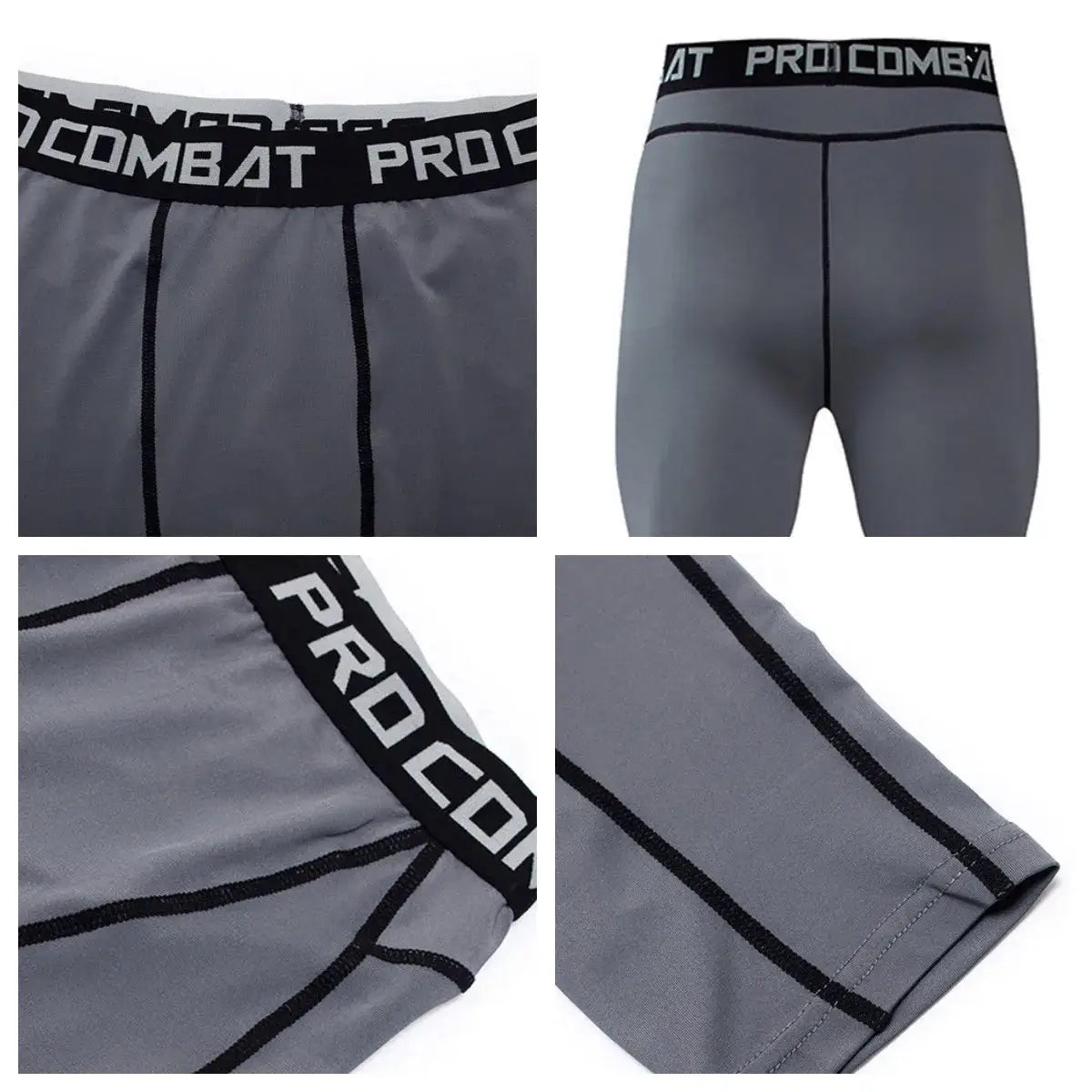 Mens Bodybuilding Compression Tights for Gym Workouts Elastic Skin Tight Leggings for Men