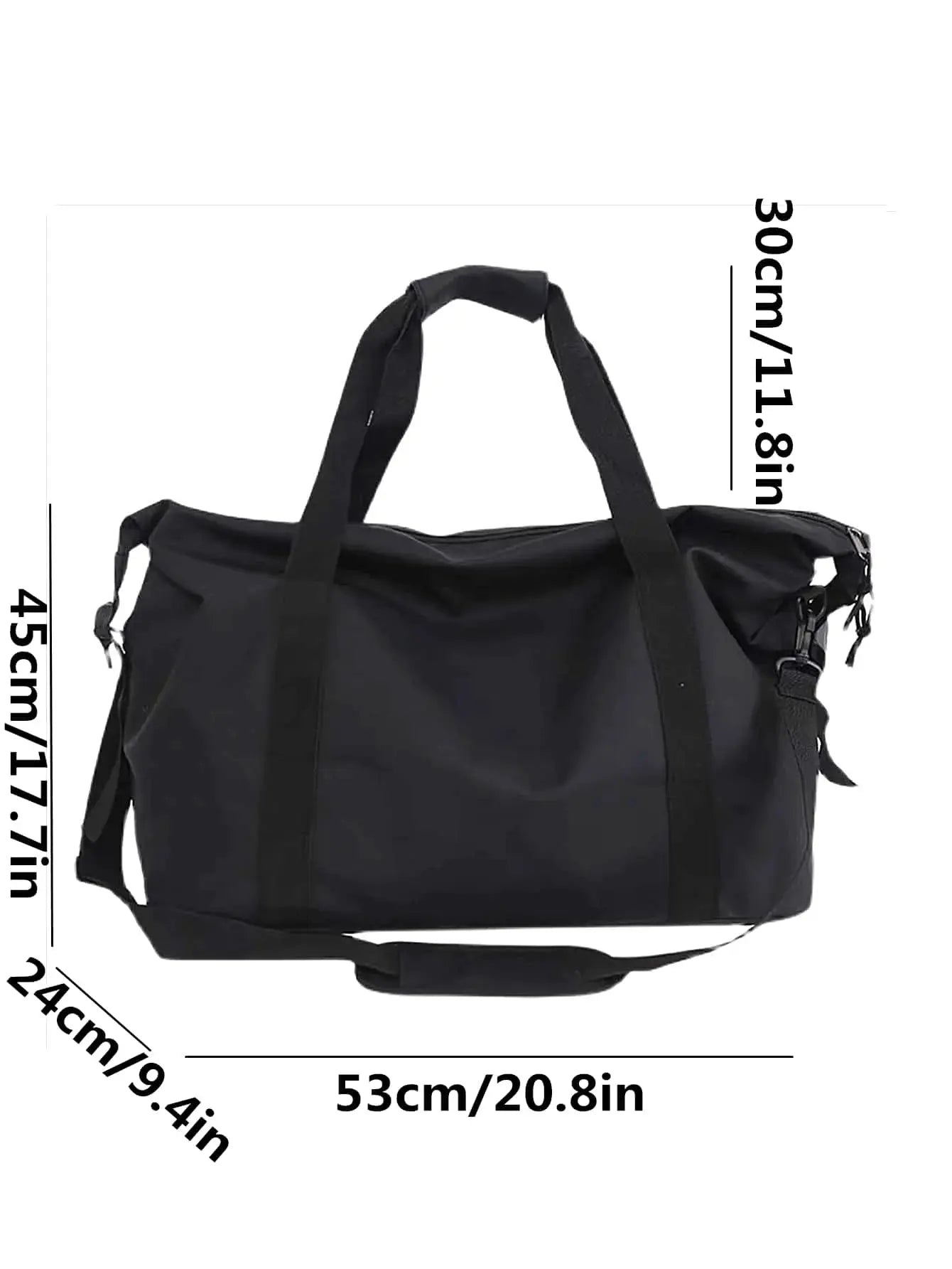 TravelLite Handheld Travel Bag Lightweight Nylon Large Capacity Sports and Fitness Luggage