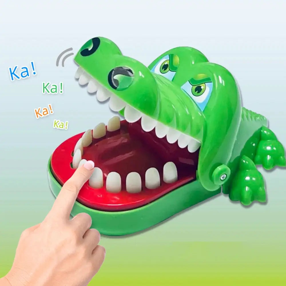 Crocodile Teeth Bites Fingers Reaction Game Toy For Kids And Adults Fun Decompression Trick Gift