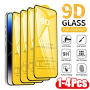 NovaGuard 9D Tempered Glass Screen Protector For iPhone XR X XS Max 11 12 13 14 Pro Max Full Coverage Clarity