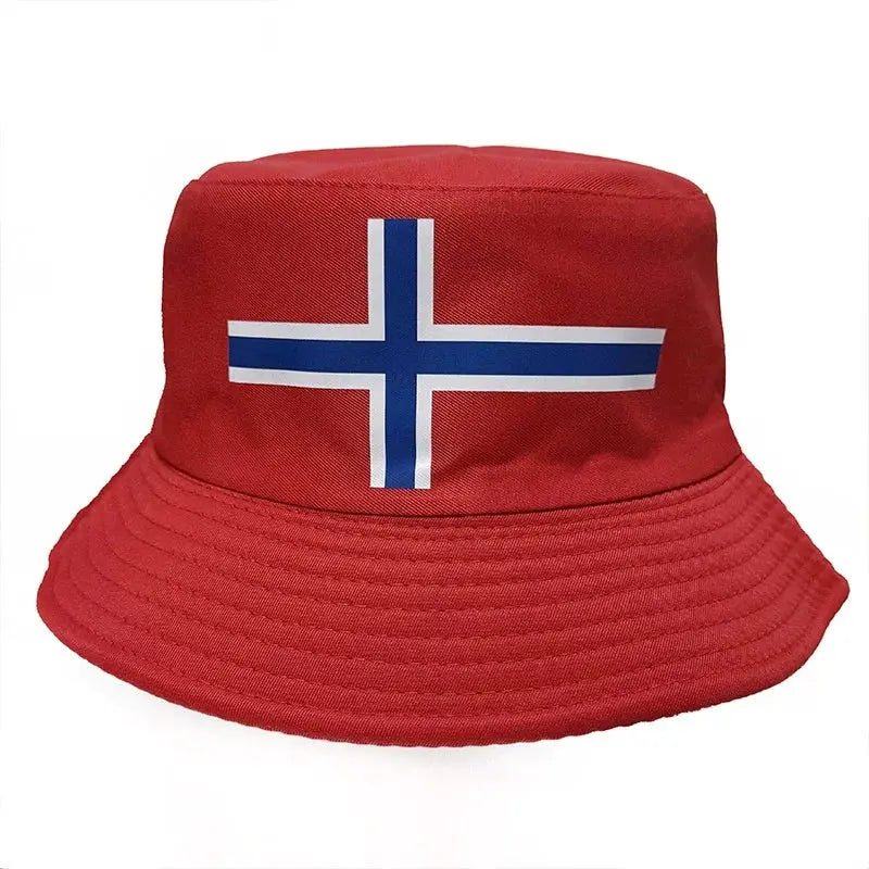 National Flags Reversible Bucket Hat For Men Women Football Fans