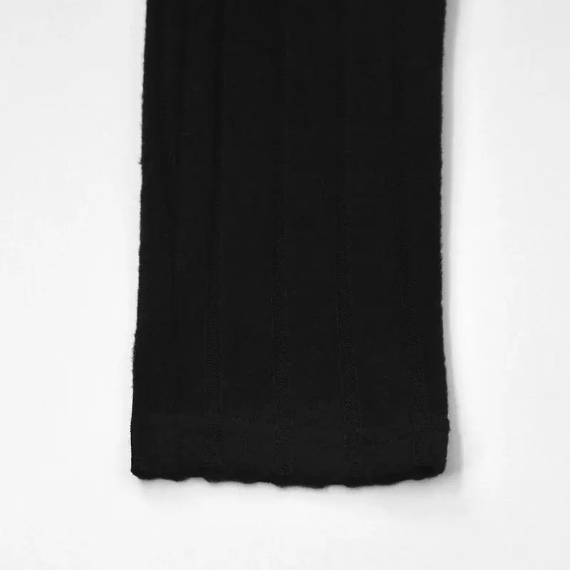 Autumn Winter Women Turtleneck Solid Knitted Bodycon Mini Dress Party