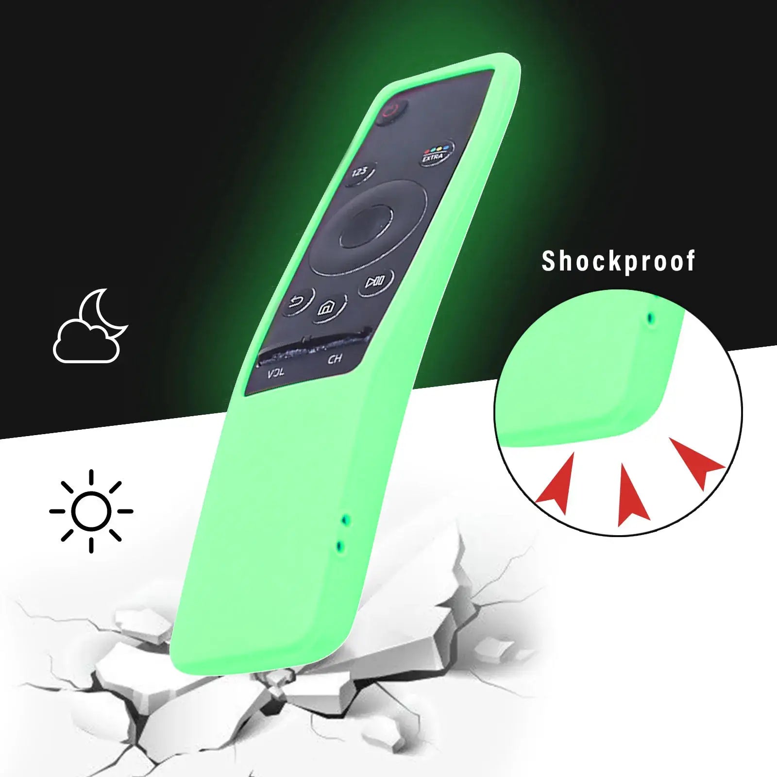 Samsung Luminous Silicone Remote Case BN59 Series Glow In The Dark Protective Cover For BN59 Remote