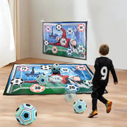 Soccer Game Mat Set Indoor And Outdoor Play Kit With Large Target Sticky Ball And Accessories For Kids Training