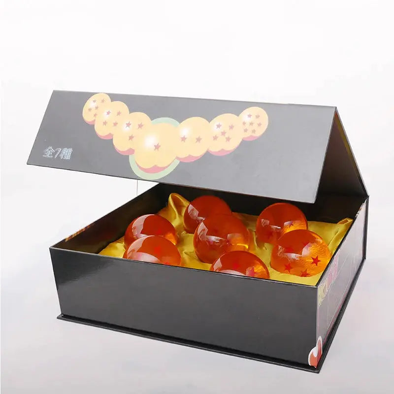 Dragon Ball Crystal 7Pcs Action Figure Set 3.5cm Shenron Wishing Collection Anime Gift