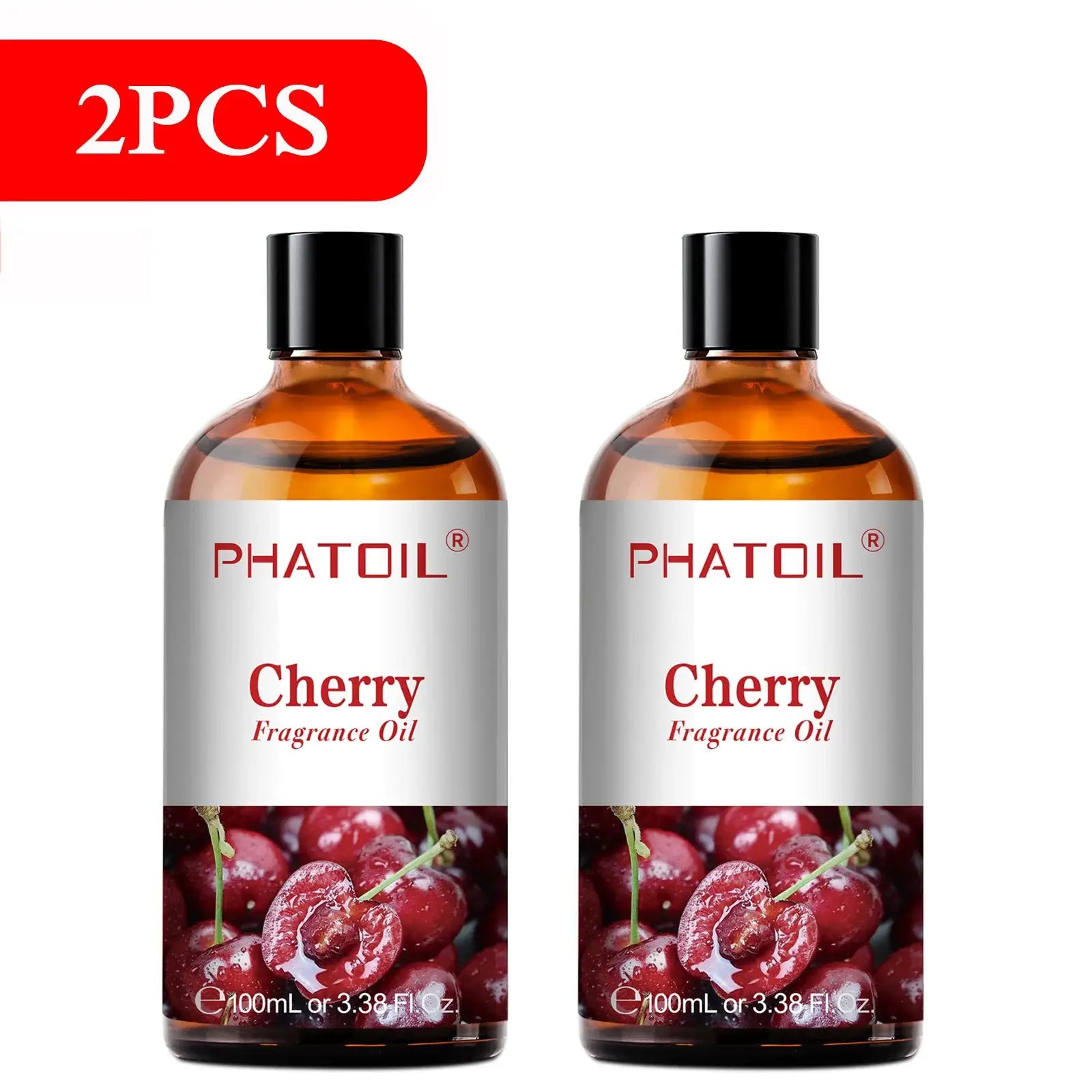 PHATOIL 100ml Aromatherapy Fragrance Oil Coconut Vanilla Strawberry Cherry Lemon For Diffuser Candle Making 1 2 3 Pack