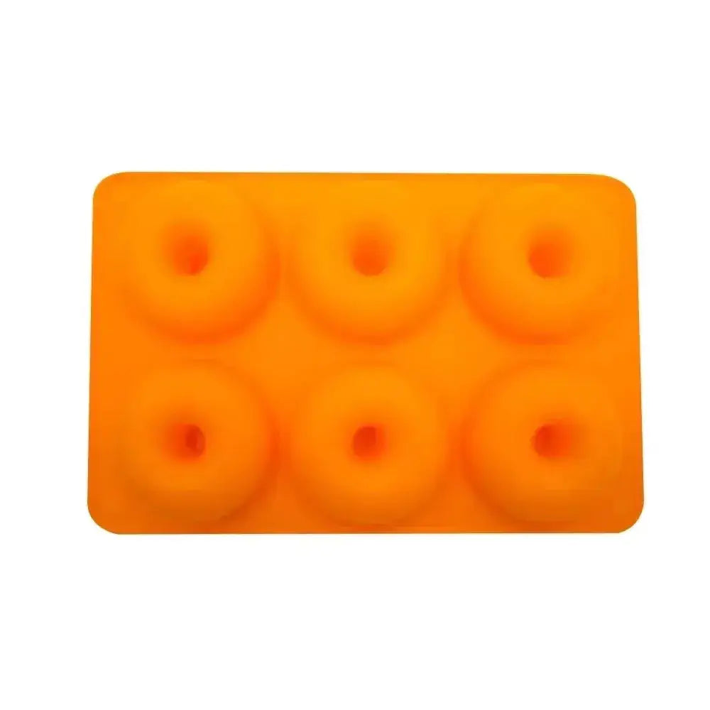 Six Hole Silicone Donut Mold Baking Pan Nonstick Flexible Donut Mold For Donuts Muffins Bagels Desserts DIY Tools