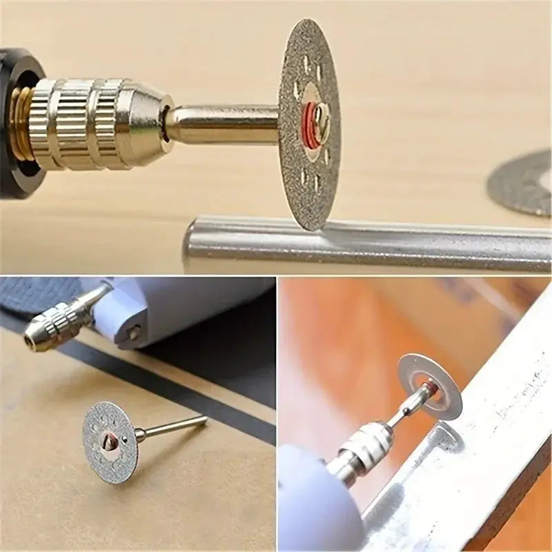 12 Piece Set 22mm HSS Cutting Discs For Dremel Rotary Tool Metal Cut Off Circular Saw Blades