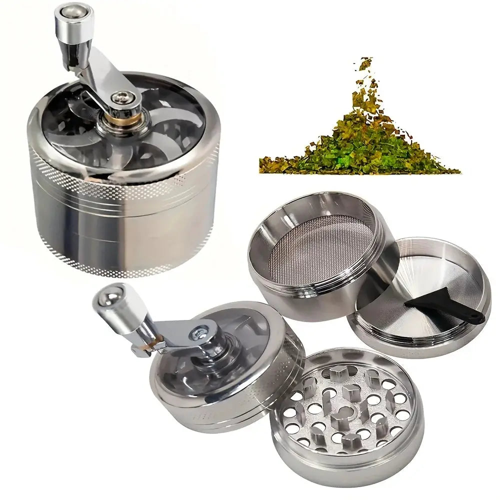 Manual Nut And Hard Spice Grinder For Nutmeg Peppercorns Rock Salt And Ginger Durable Metal Crusher