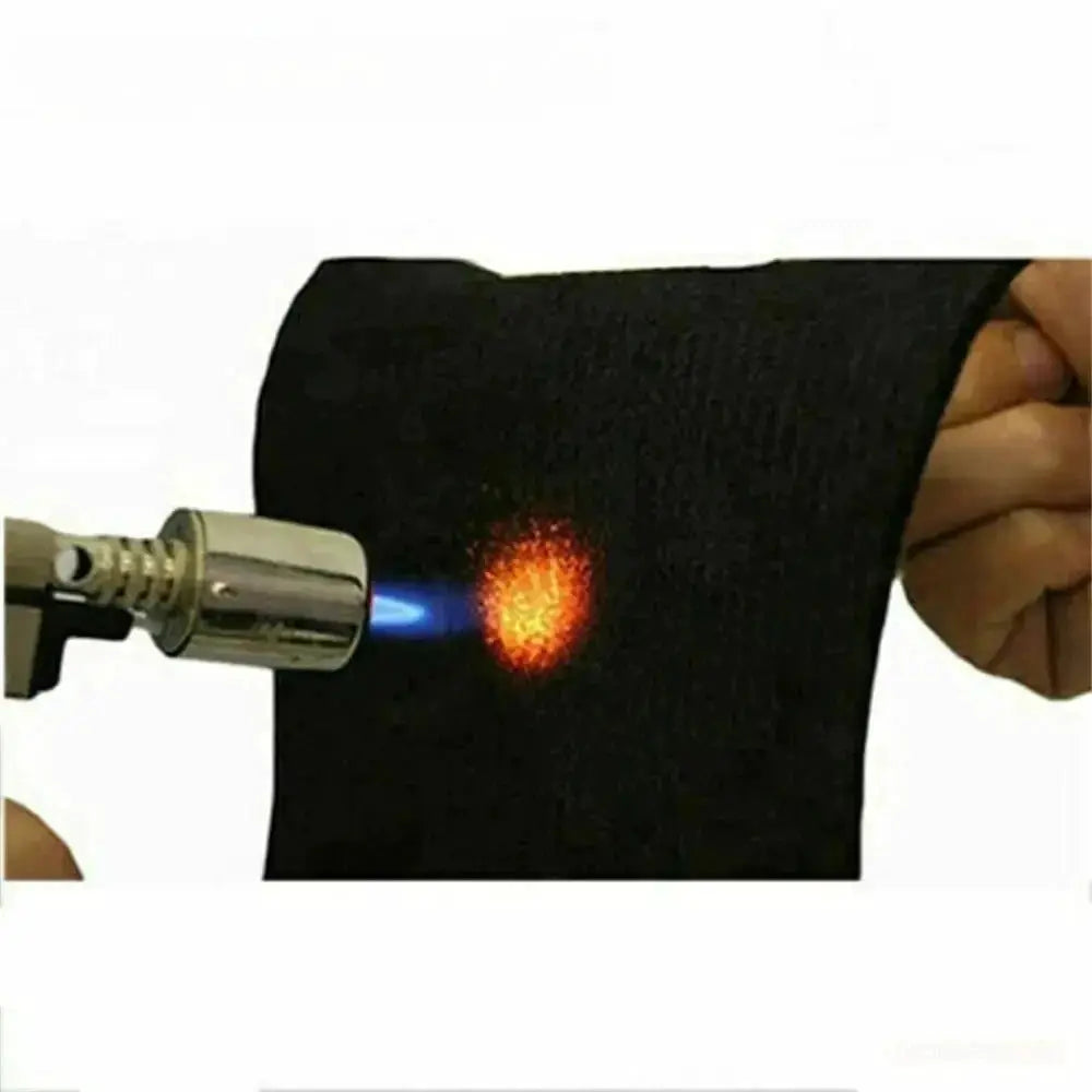Fireproof welding blanket, black insulation pad by Simples Market, 30x20 cm for high-temperature work