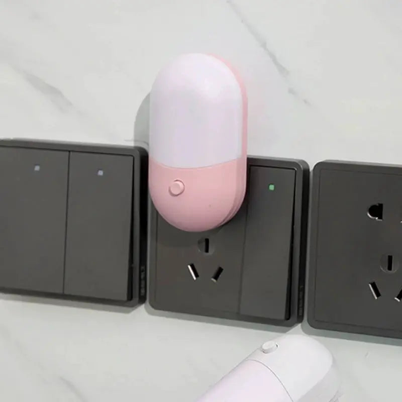 Led Mini Night Light Plug In Eye Protection LED Lamp For Bedside Baby Feeding Living Room Hallway