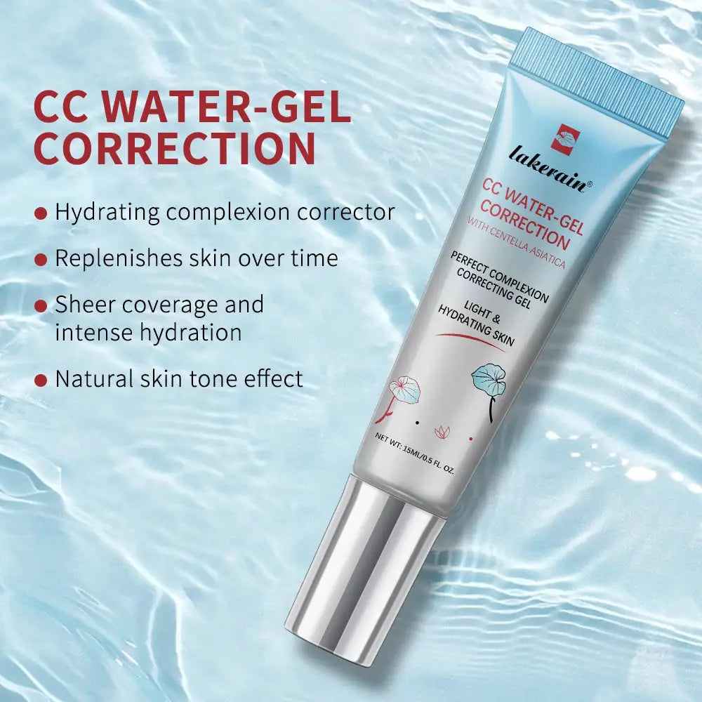 Korean Glow CC Cream Color Changing Liquid Foundation With High Coverage Hydrating Water Gel Formula
