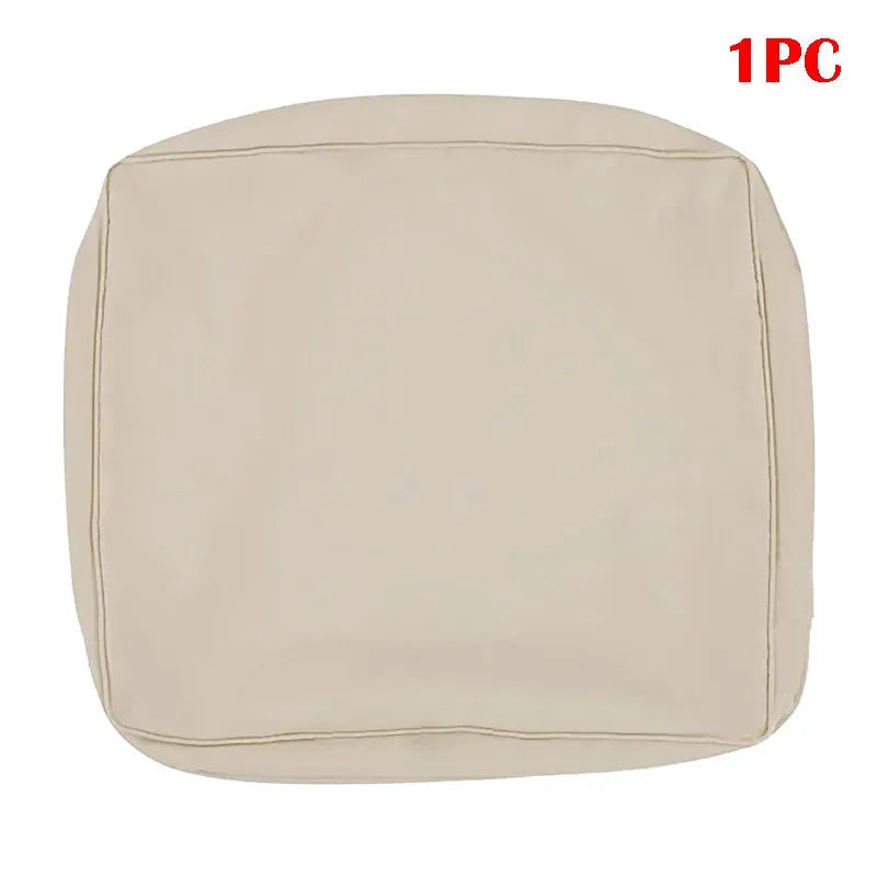 Beige sofa cushion replacement cover for outdoor use, 1 piece
