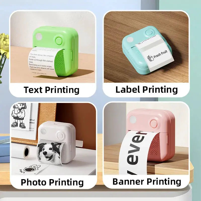 Dolewa D3 Portable Thermal Printer For Labels Stickers And Photos