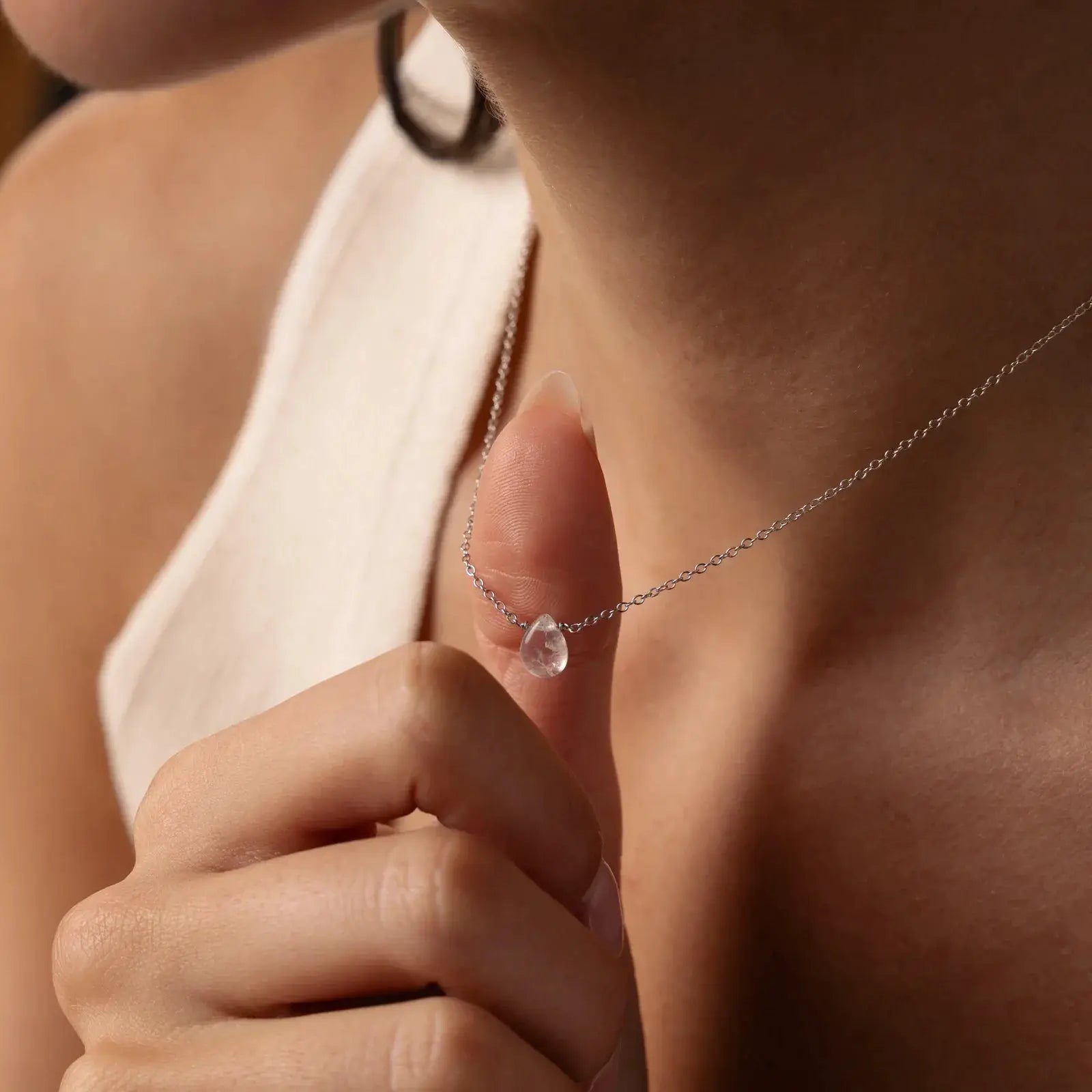 Women's Gold Tone Stainless Steel Heart Necklace With Sparkling Zirconia Pendant Jewelry Gift