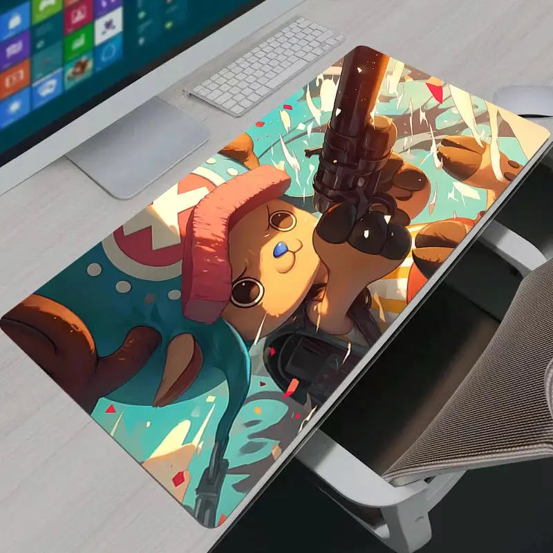 Large One Piece Tony Tony Chopper Desk Mat For Gaming And Office Computer Setup Protective Desk Pad