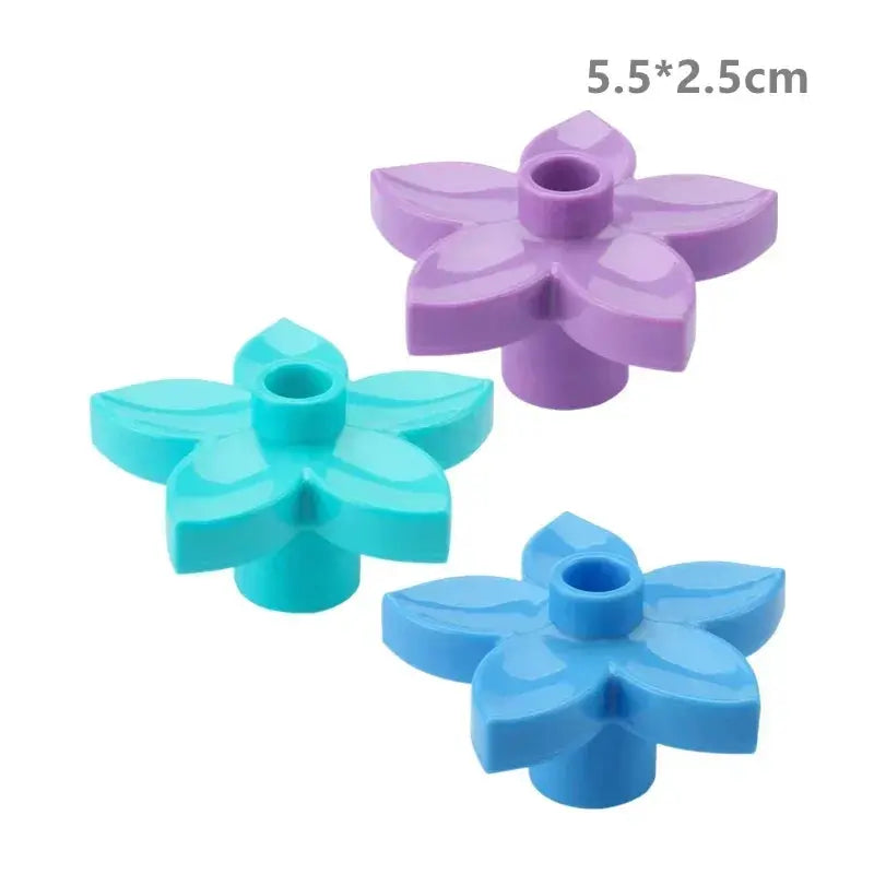 Big Outdoor Building Blocks Forest Plant Series Set For Farm Garden Decor And Kids Toys Bricks