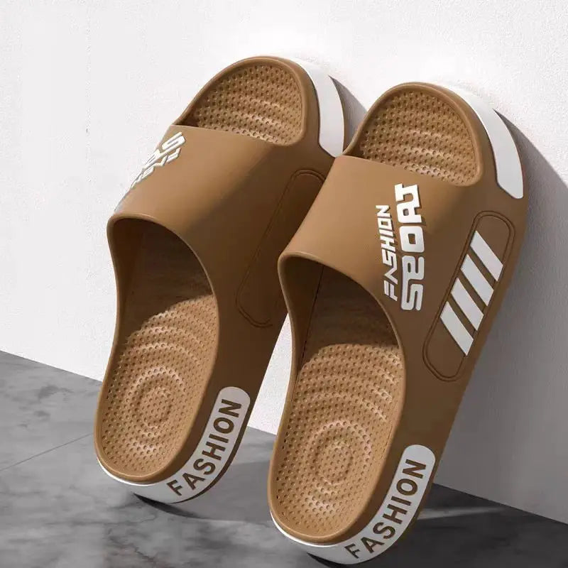 CozyStep Unisex Open Toe Slippers EVA Flat Sole Comfort For Home And Beach Lightweight Summer Indoor Outdoor Wear