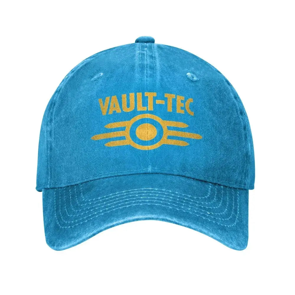 Vault Tec Logo Fallout Game Sun Baseball Cap Unisex Teens Hip Hop Style Summer Trendy Tennis Skate Hat Hot Sale