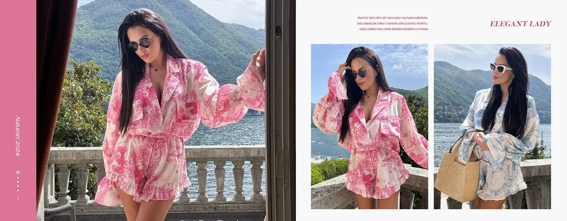 Clacive White 2 Piece Set Women Loose Long Sleeve Robe And Shorts