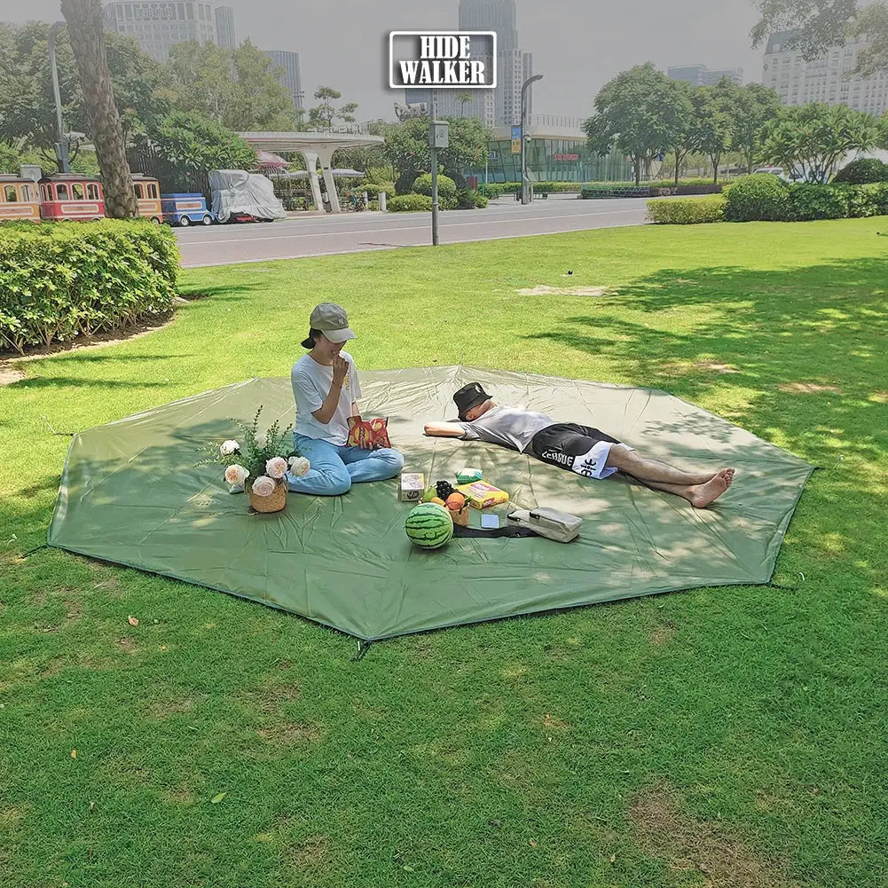 4x4 Waterproof Camping Groundsheet For Tent Footprint Picnic Mat And Hammock Shelter Durable 210D Oxford