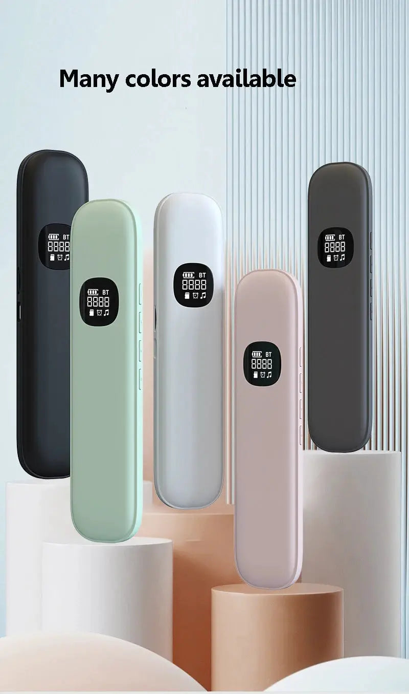 Under Pillow Bone Conduction Bluetooth Speaker by Simples Market, multi-color LED display, TF MP3, timed shutdown